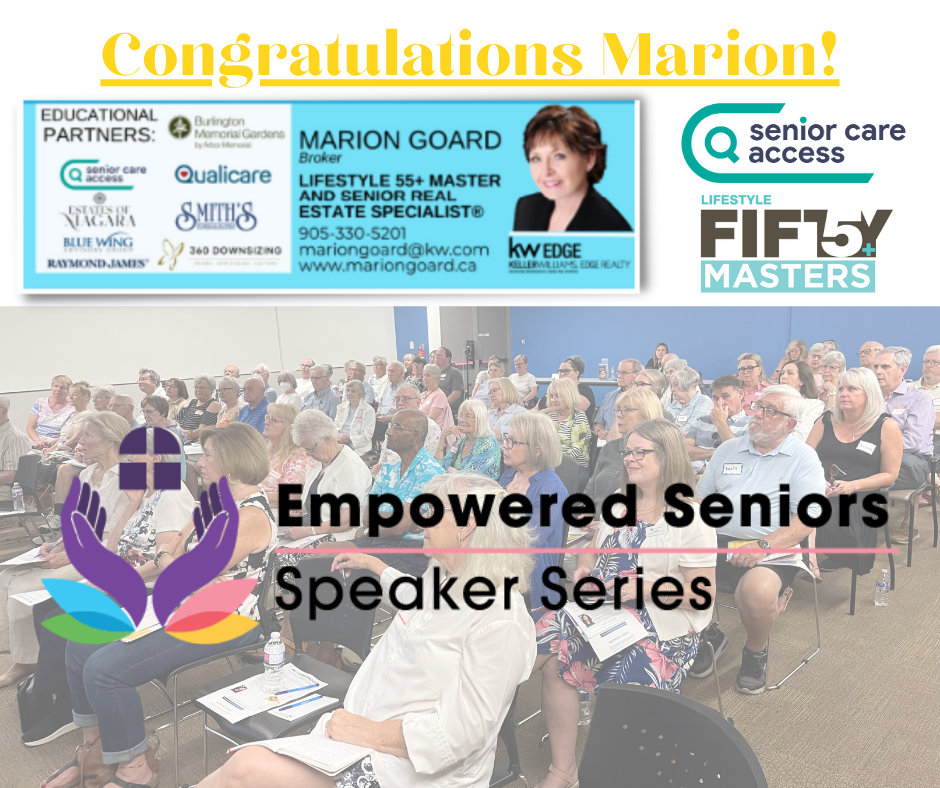 Empowered Seniors Speaker Series with Marion Goard and SeniorCareAccess.com