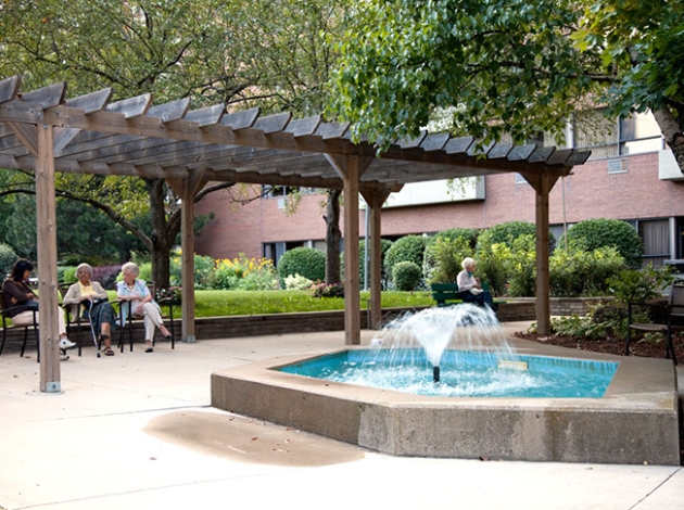 Shepherd Terrace Retirement Fountain